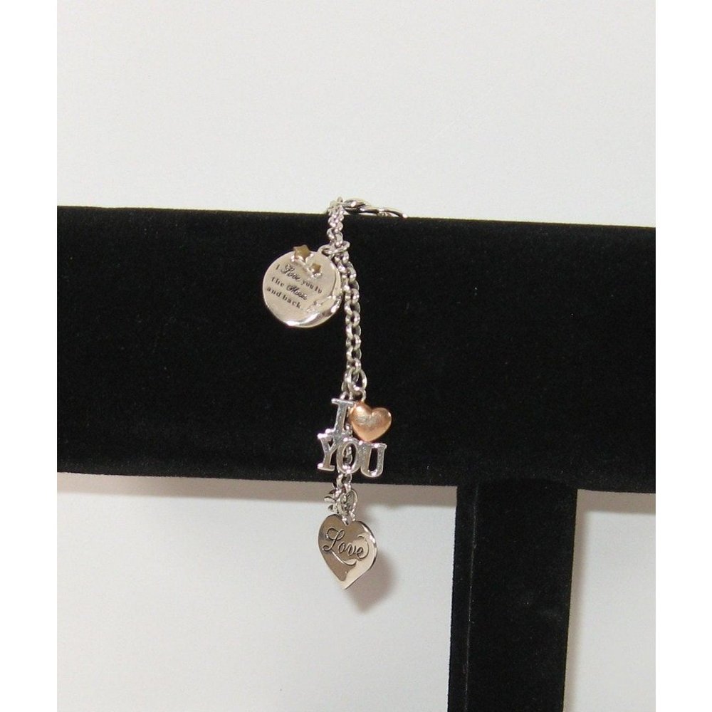 JCM 925 Thailand Heart Charm Bracelet - Picture 4 of 6